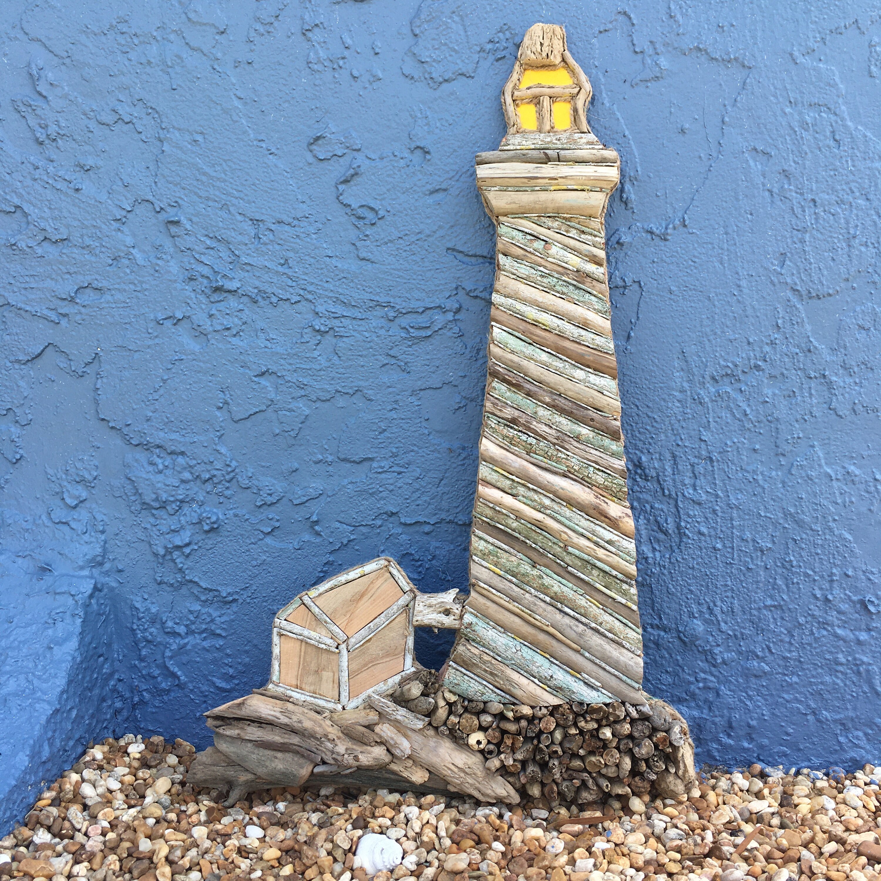 Extra Large Driftwood Lighthouse wall hanging Wood Wall Art Etsy