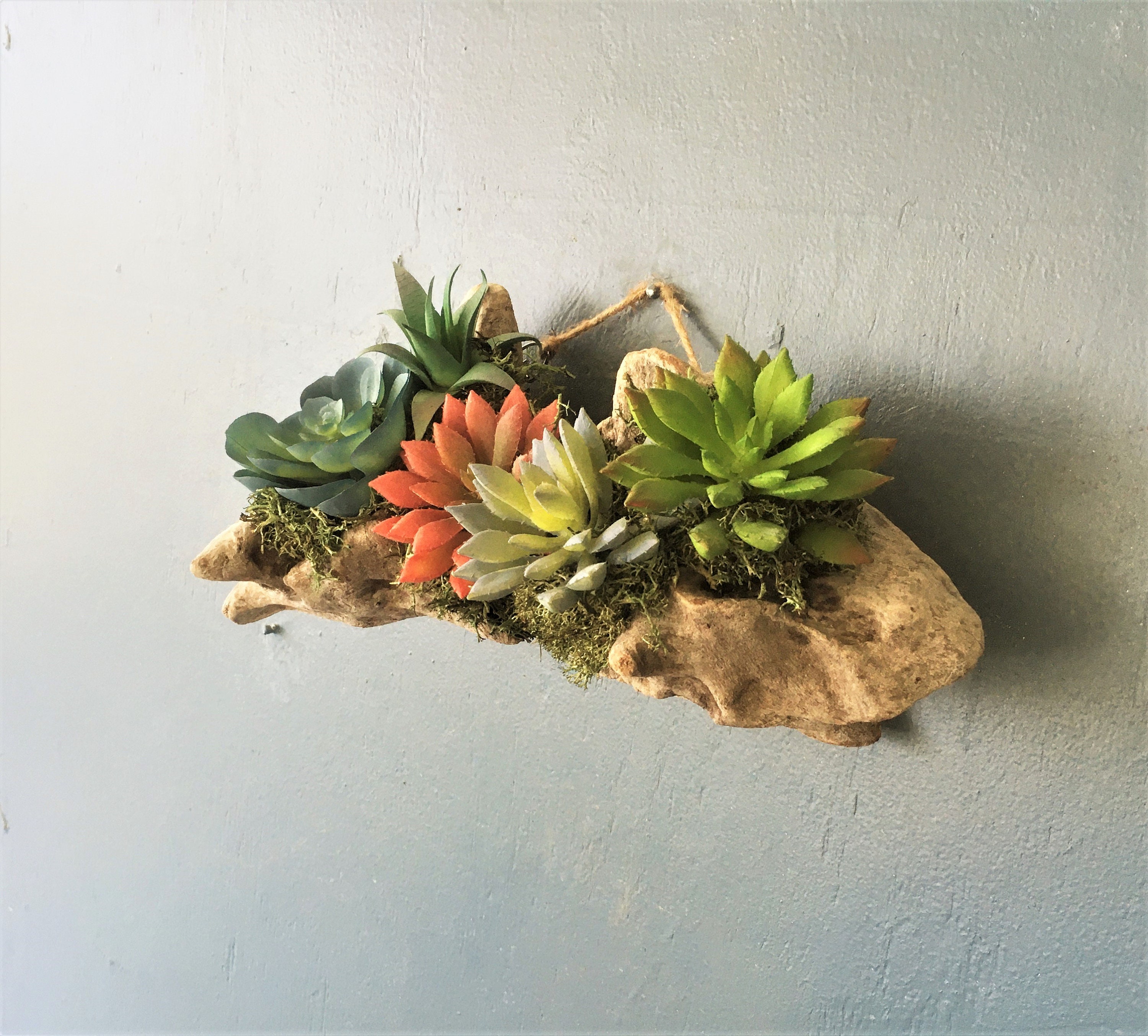 Artificial Succulent Wall Garden Succulent wall arrangement | Etsy