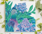 Carte postale pigeon