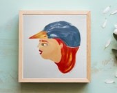 Dessin au feutre de Femme-oiseau