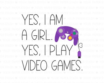 Gamer Sublimation PNG Design, Girl Gaming Retro Controller Sublimation, Video Game PNG Sublimation Download