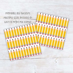Supports de boîte à biscuits crayon imprimables | Insertions de boîte de friandises pour l'école | Étiquettes de faveur d'appréciation des enseignants | Cartes à biscuits pour la rentrée scolaire - Télécharger