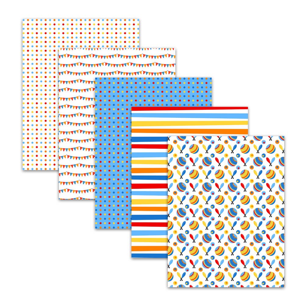 Circus Digital Paper Pack 8.5x11 – Carnival Scrapbook Paper – Circus ...