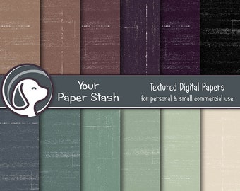 Textured Digital Paper Backgrounds, Neutral Digital Scrapbook Paper, Masculine Scrapbooking Papers, Distressed Digital Background Banner