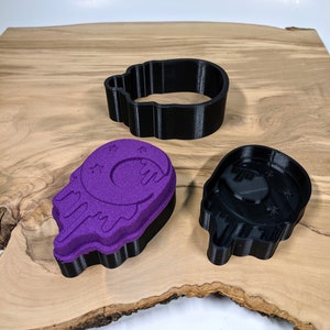 Shooting Crescent Moon Bath Bomb Mold, Heavy-Duty PLA, Various Sizes