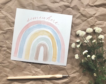 Wall Art | Rainbow Painting | Nursery | Kids Room