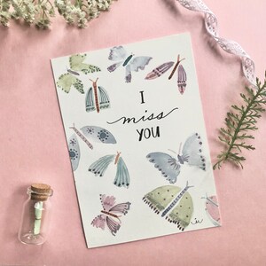 Tu me manques Carte de vœux