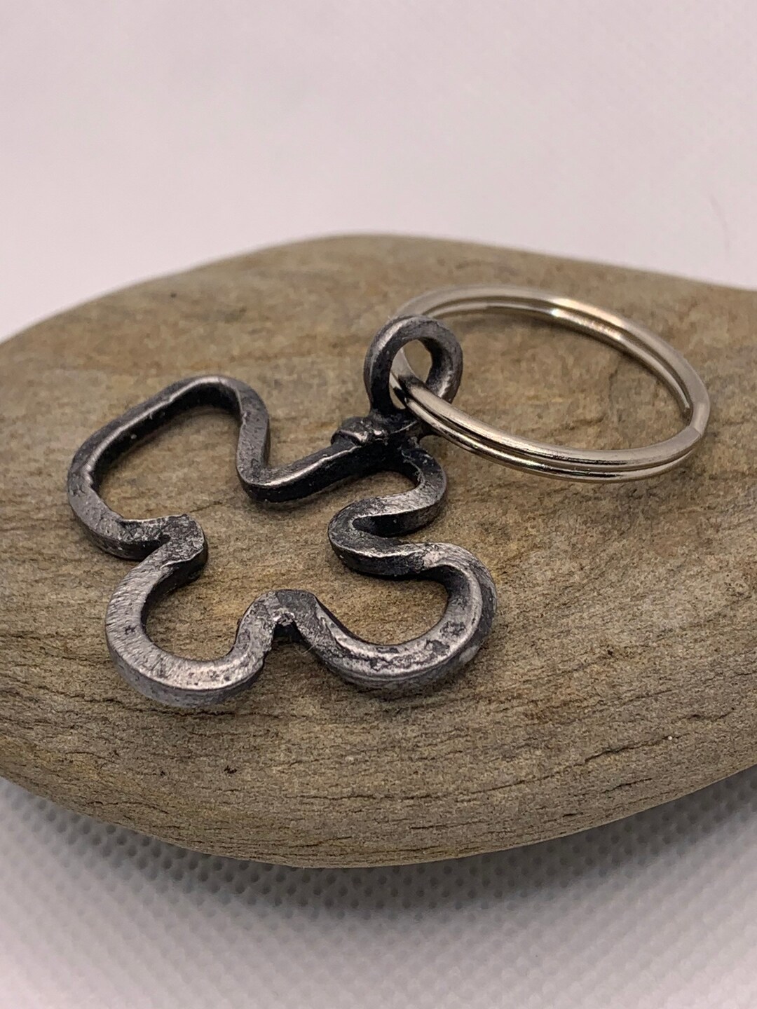 Wrought Iron Key Ring, Bow Design Etsy