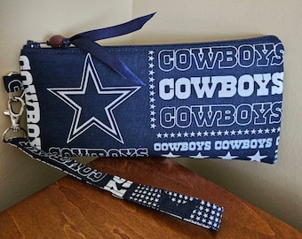 Dallas Cowboy new fabric wristlet