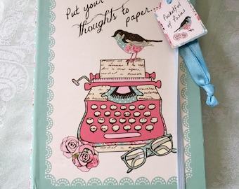 Put Your Thoughts to Paper Bird Print Notebook