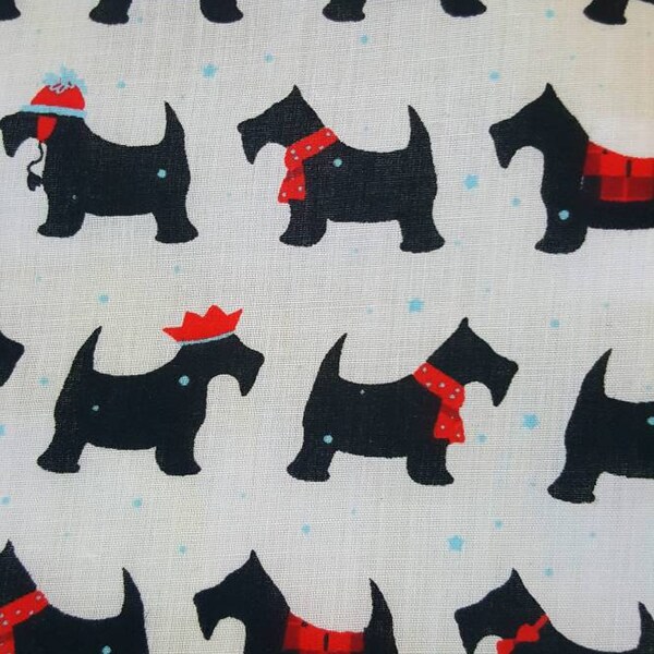 Scottie Dog Fabric Etsy UK