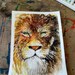 Lion Watercolor Printable, Aslan of Narnia, the Lion the Witch and the ...