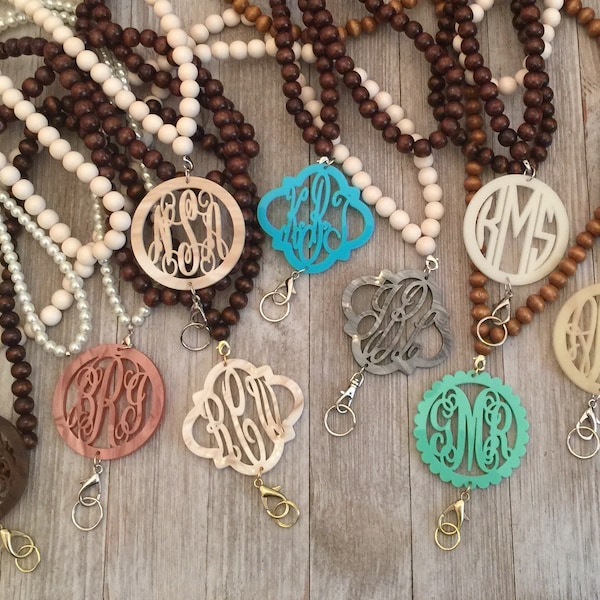 Monogram/Initial Lanyard
