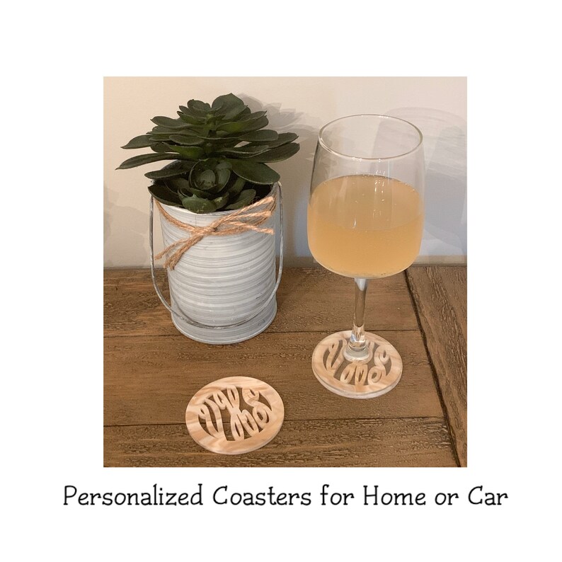 Personalized Acrylic Coasters Etsy