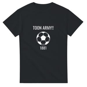 Classic Newcastle United Toon Army T-Shirt – Heavyweight Cotton image 1