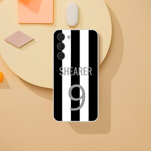 Alan Shearer No 9 Football shirt Phone Case - Newcastle United Legend - Flexible & Durable! image 5