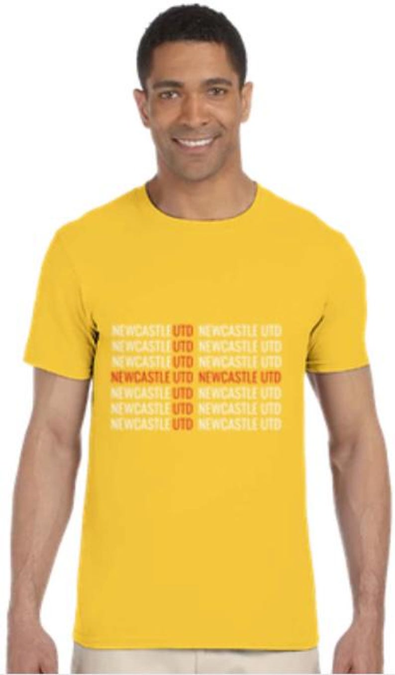 Newcastle United Englands flagginspirerade t-shirt – mjuk, bekväm, DTG-klar bild 5