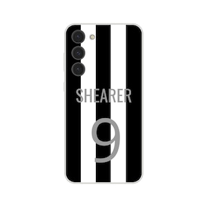 Alan Shearer No 9 Football shirt Phone Case - Newcastle United Legend - Flexible & Durable! image 1