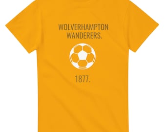 Wolverhampton Wanderers T-Shirt – Heavyweight Cotton, Classic Fit, Casual Wear