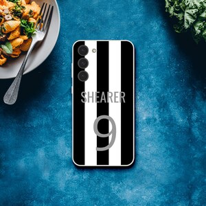 Alan Shearer No 9 Football shirt Phone Case - Newcastle United Legend - Flexible & Durable! image 3