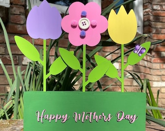 Mother's Day Wood Flower Craft Kit for Kids