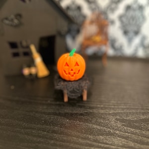 Halloween Tiered Tray Light up Mini Jack O Lantern Decor, Fairy Garden ...