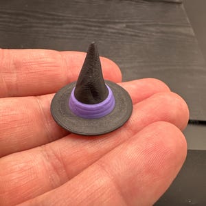 Miniature Witch Hat, Halloween Diorama, Fairy Garden, Dollhouse, Tiered Tray