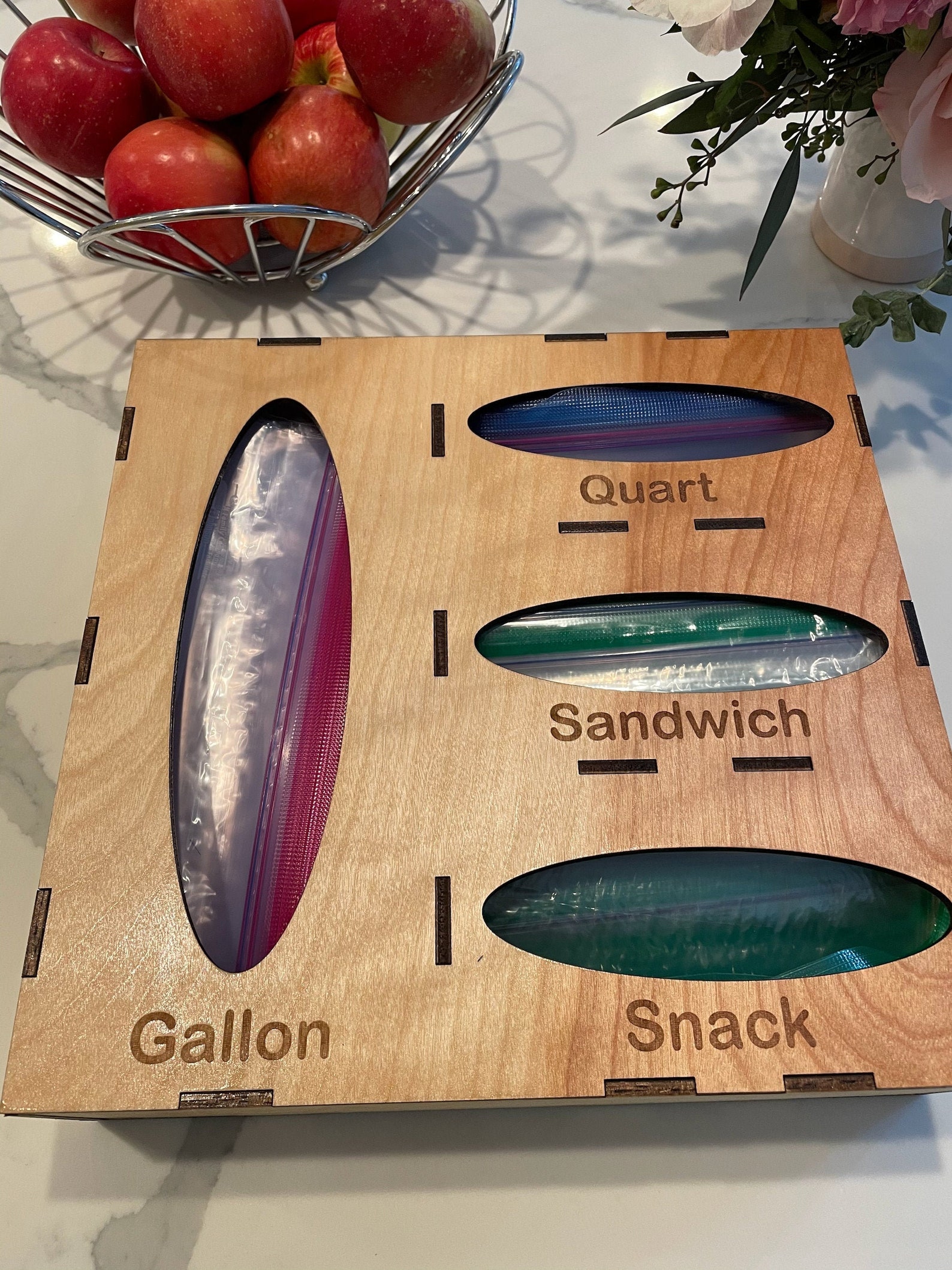 Ziplock Bag Organizer Storage Holder Design Only .svg .dxf Etsy