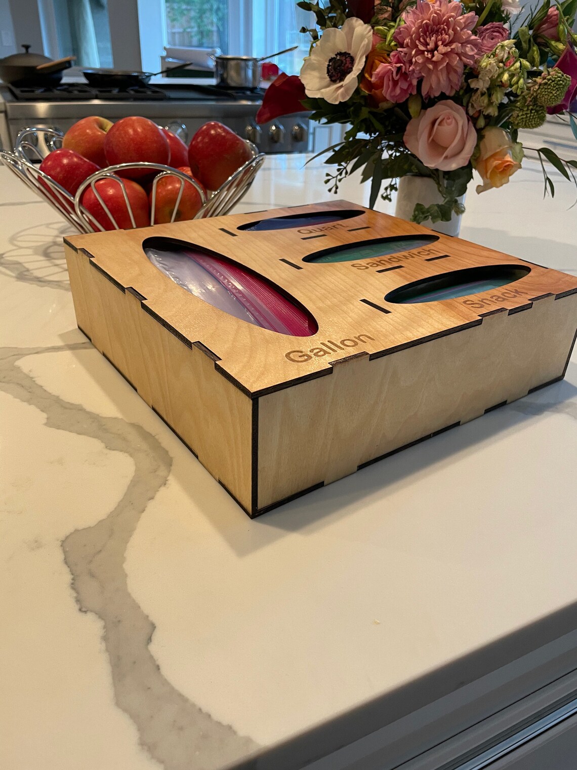 Ziplock Bag Storage Organizer Etsy