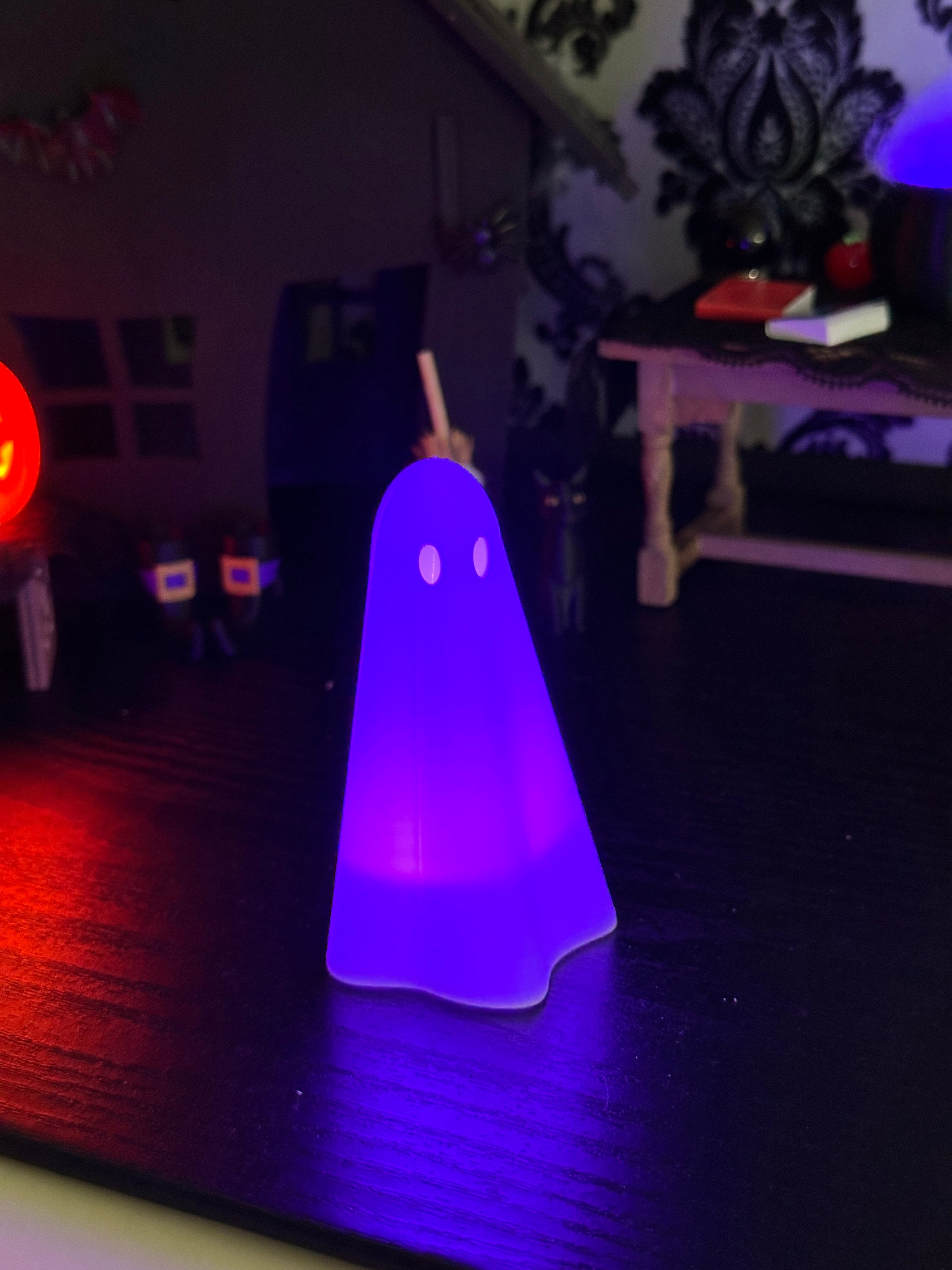 Light up Ghost Miniature, Halloween Tiered Tray Decor, Spooky Haunted ...