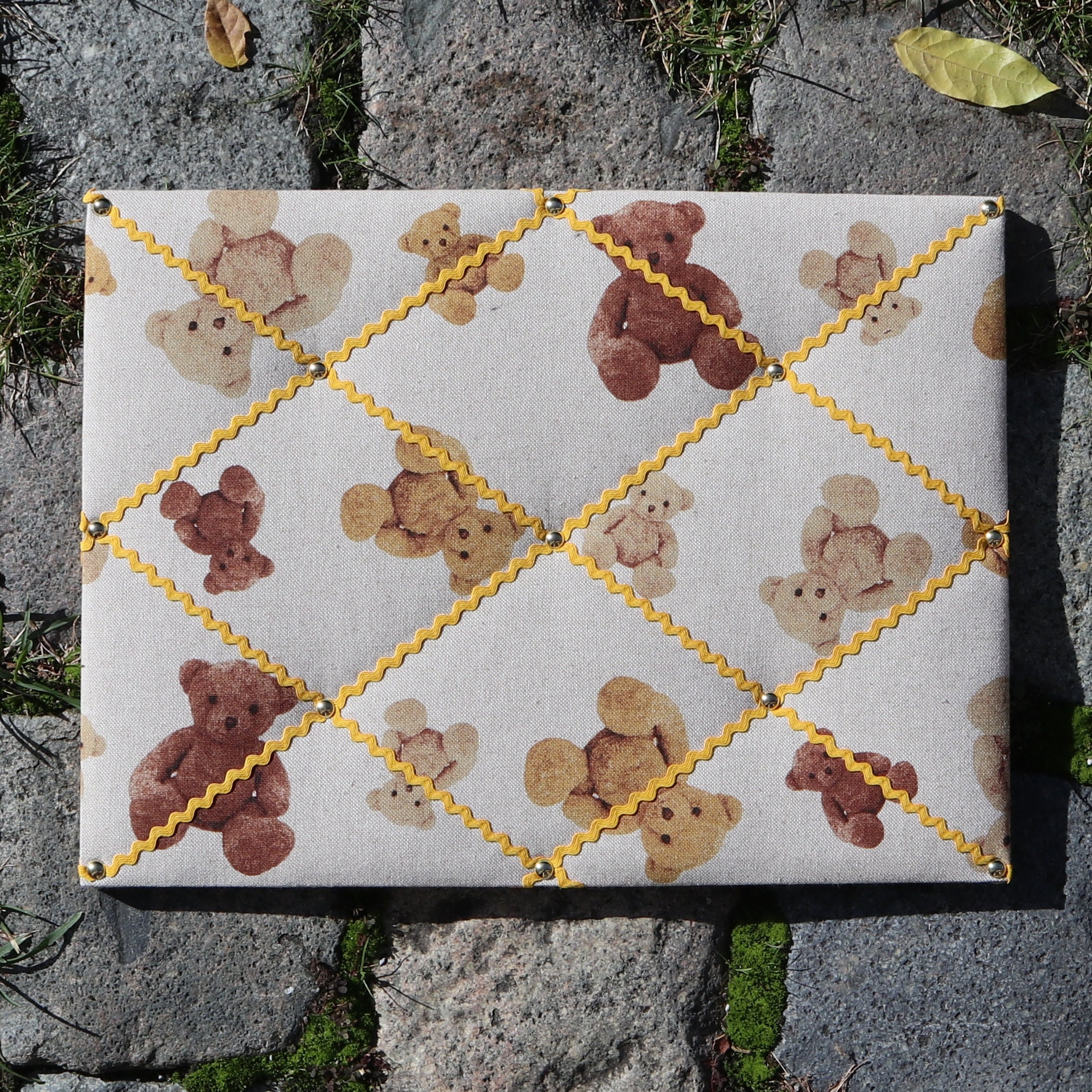 Pèle-Mêle Oursons, Ruban Croquet Jaune