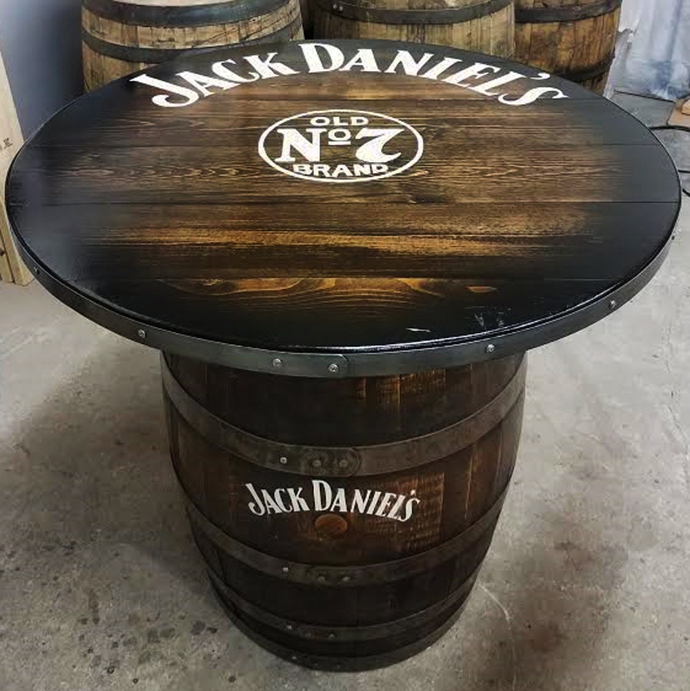 SOLD OUT Customizable whiskey barrel pub table, game table, poker