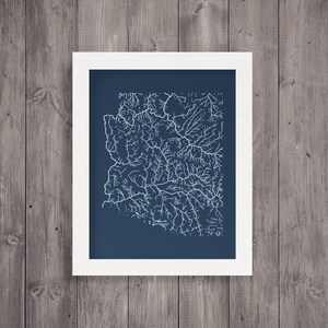 Arizona Waterways Screen Print