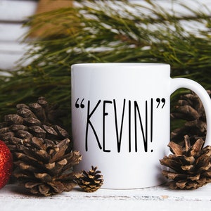 Rae Dunn - Christmas Gift - Christmas Decor - Coffee Cup - Tea - Hot Chocolate - Kevin - Secret Santa - White Elephant - Home Alone