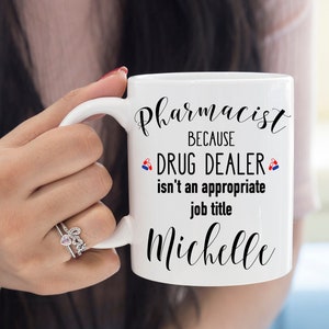 Pharmacist Gift, Best Pharmacist Ever Mug , National Pharmacist Day, Custom Coffee Mug, Thank you gift, Pharmacy mug - Pharmacy Tech