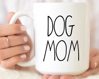 rae dunn dog mom coffee cup