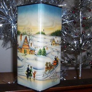Vintage Christmas Candy Tin, Arden Hard Candies, 1930&#39;s