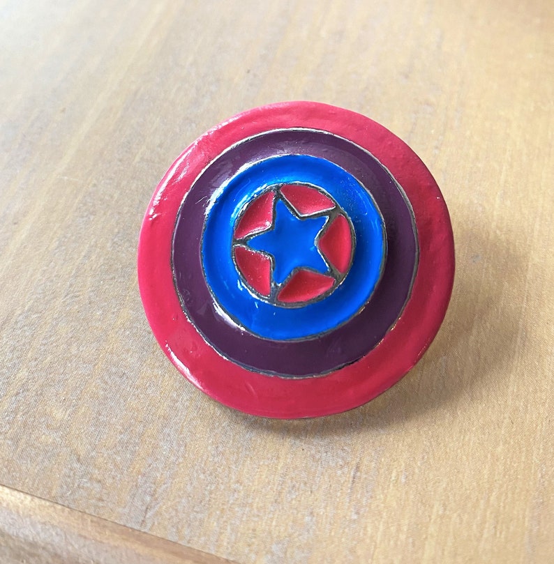 Captain America Shield Pin: LGBTQ Pride - Etsy