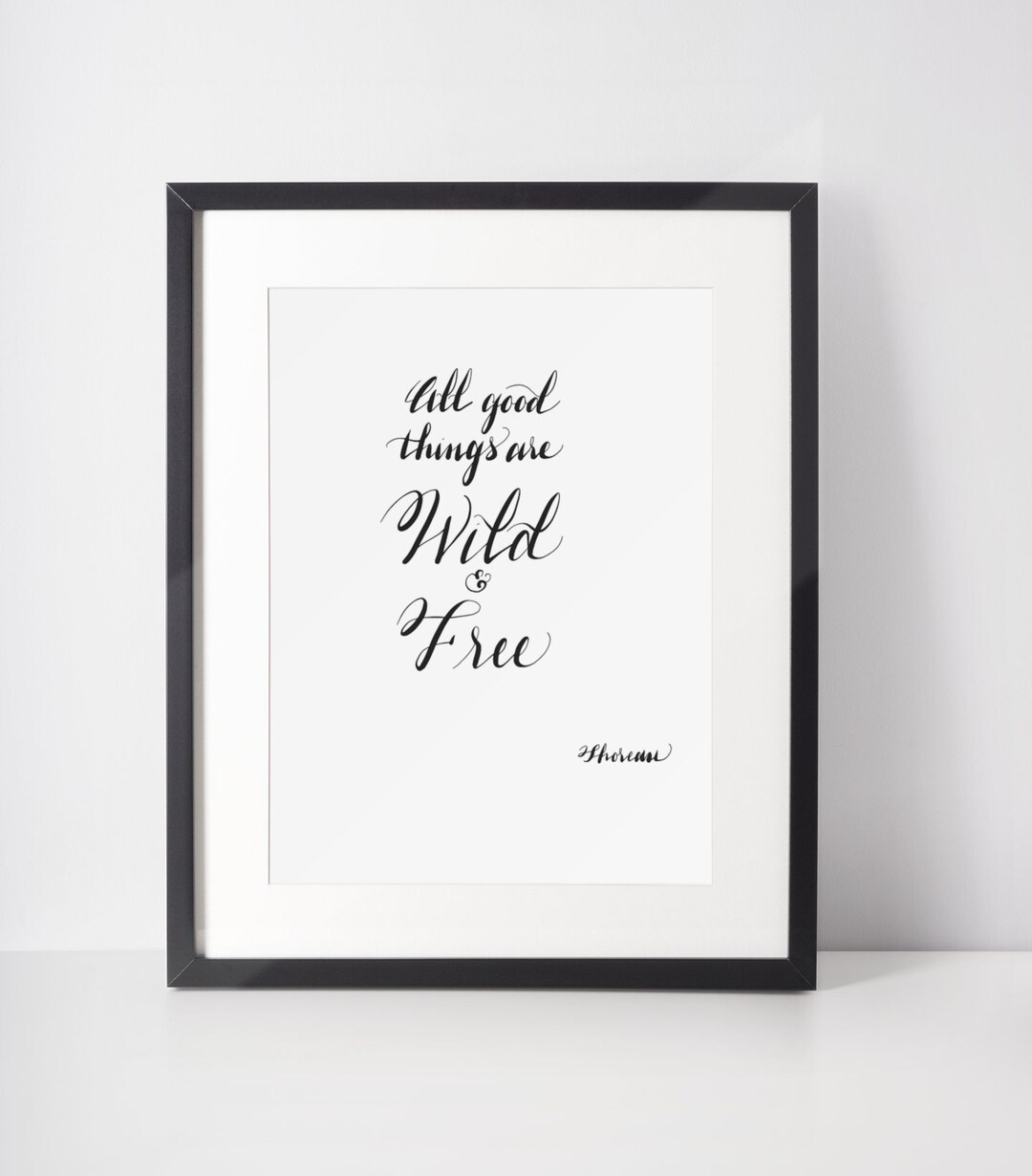 Thoreau Quote Download Printable Quote Henry David Thoreau Etsy