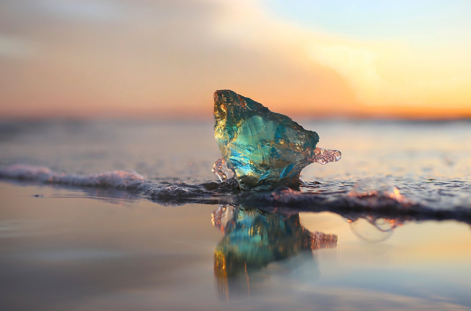 Green Seaglass Art Sea Glass Wall Decor Beach Print Sea Glass Etsy