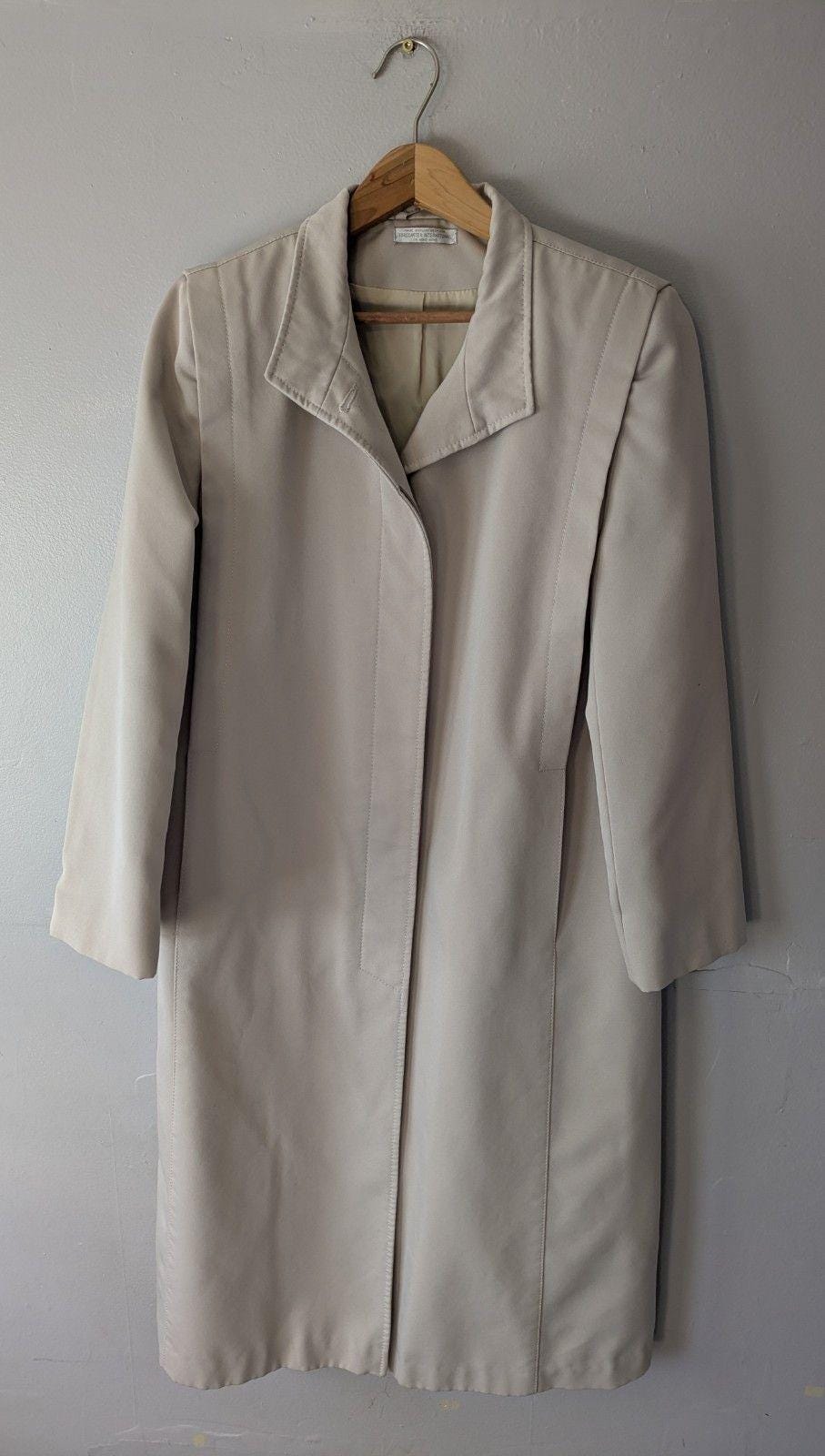 Beige Trench Dress - Etsy Beige Trench Dress - Etsy