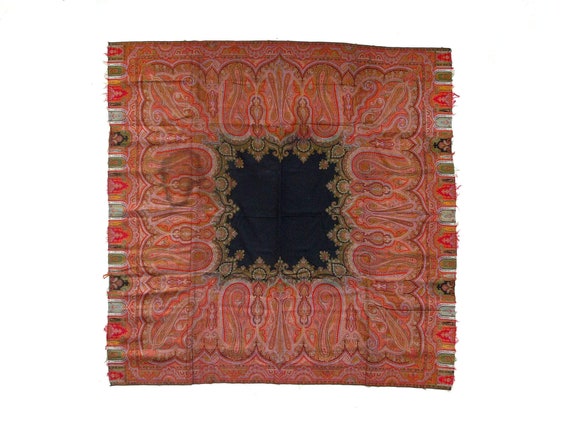 A Woolen Paysley Shawl from France - image 1