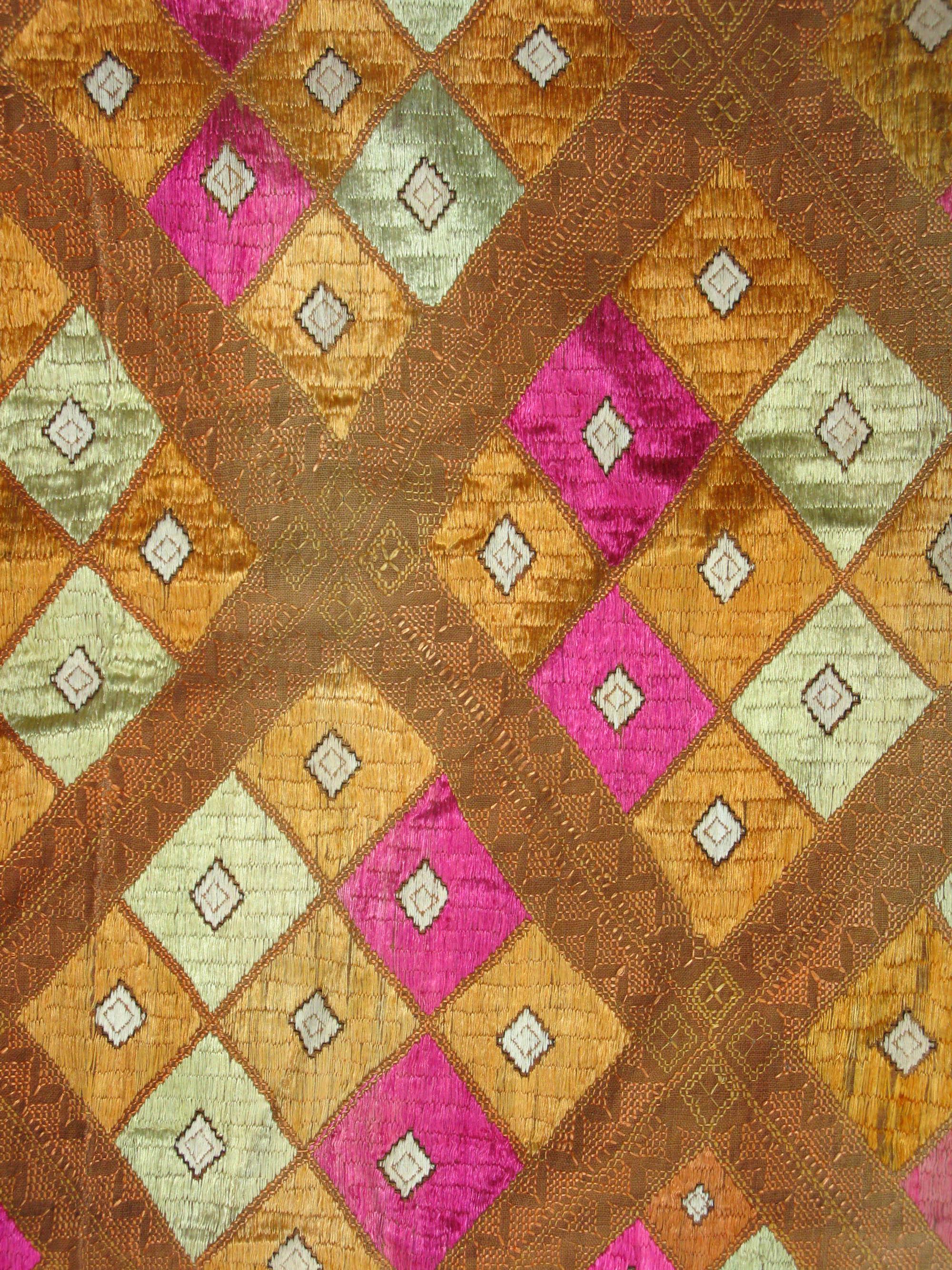 Phulkari Rug Vintage Phulkari From the Punjab, India - Etsy