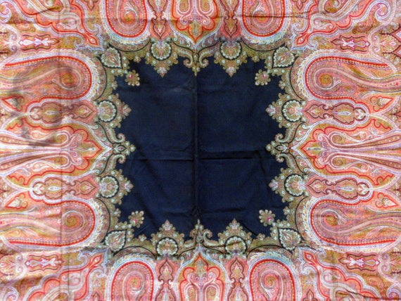 A Woolen Paysley Shawl from France - image 3