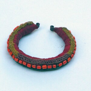 Banjara textilarmband: Indiskt armband med glaspärlor