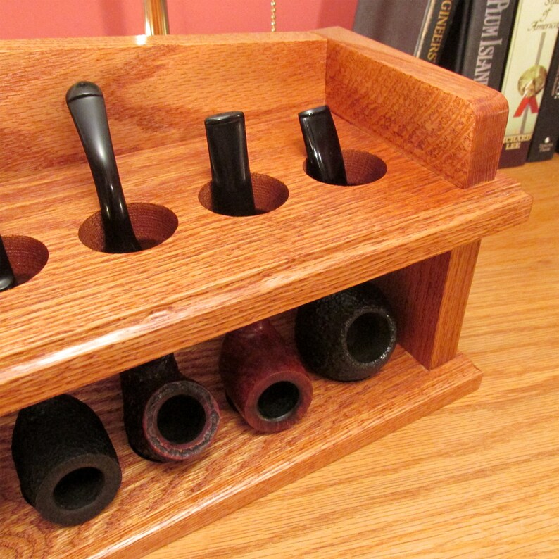Smoking Pipe Rack Plan 4Pack Build Your Own Craftsman Style Etsy