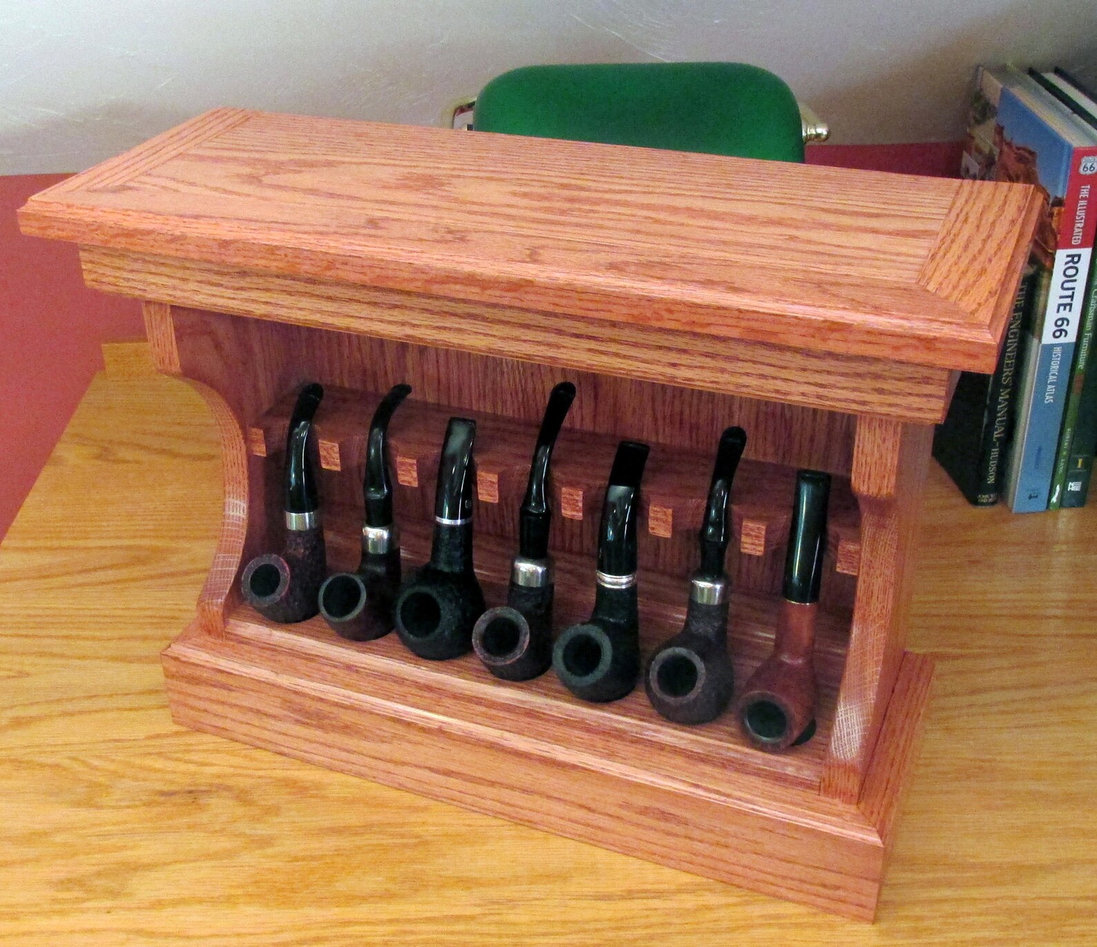 Smoking Pipe Rack Plan 2Pack Build Your Own Craftsman Style Etsy