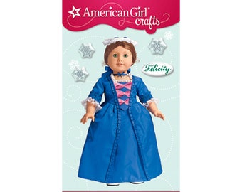Blue Dress KIT KITTREDGE Bubble Stickers American Girl Crafts - 6 Pieces