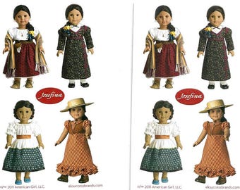 PARTY FAVOR AMERICAN GIRL JOSEFINA PUFFY~BUBBLE STICKER RIDING OUTFIT~HAT