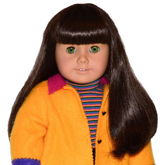 Retired American Girl Of Today Doll 10 Ten Light Skin Dark Brown Hair Green Eyes Pre Mattel Pleasant Company Rare Vintage